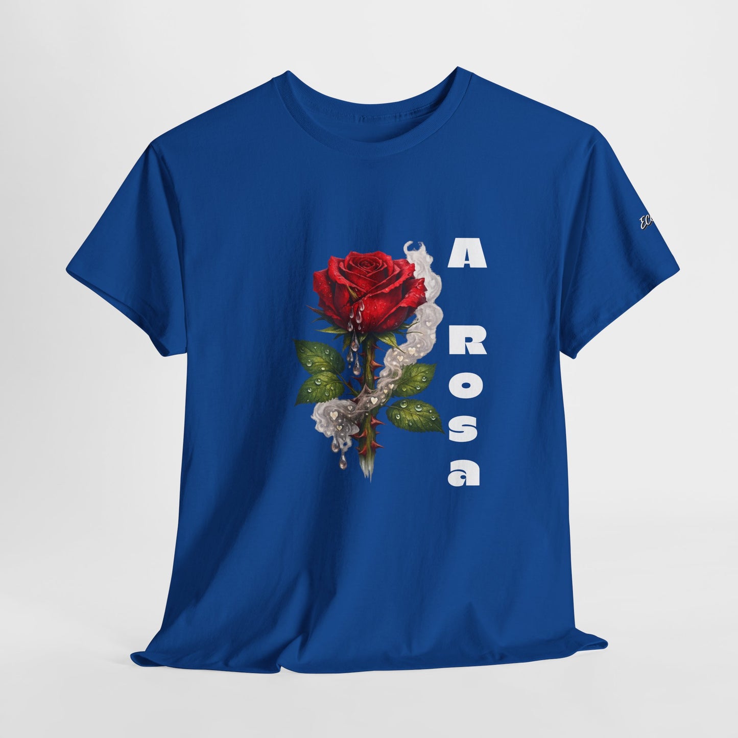 Camiseta Poema Azirrague — Rosa, Espinho e Amor