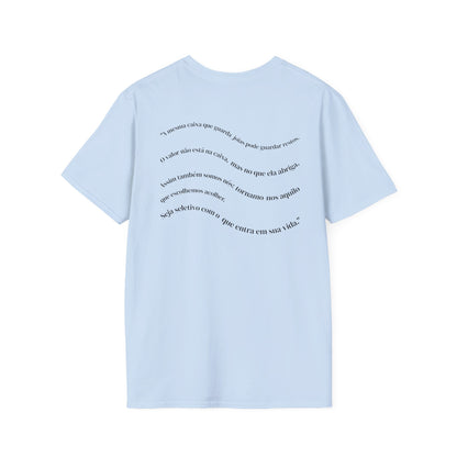 Camiseta Minimalista Seja Seletivo | T-Shirt Frase Reflexiva Azirrague