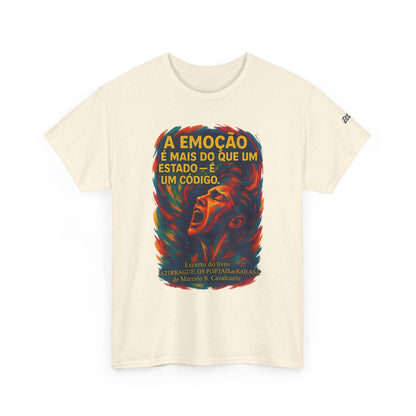 Camiseta Frase de Azirrague – Trecho de Marcelo B. Cavalcante | Algodão Gildan 5000