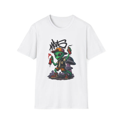 Camiseta Street Art Cogumelo Guardião – Algodão Ring-Spun Gildan 64000