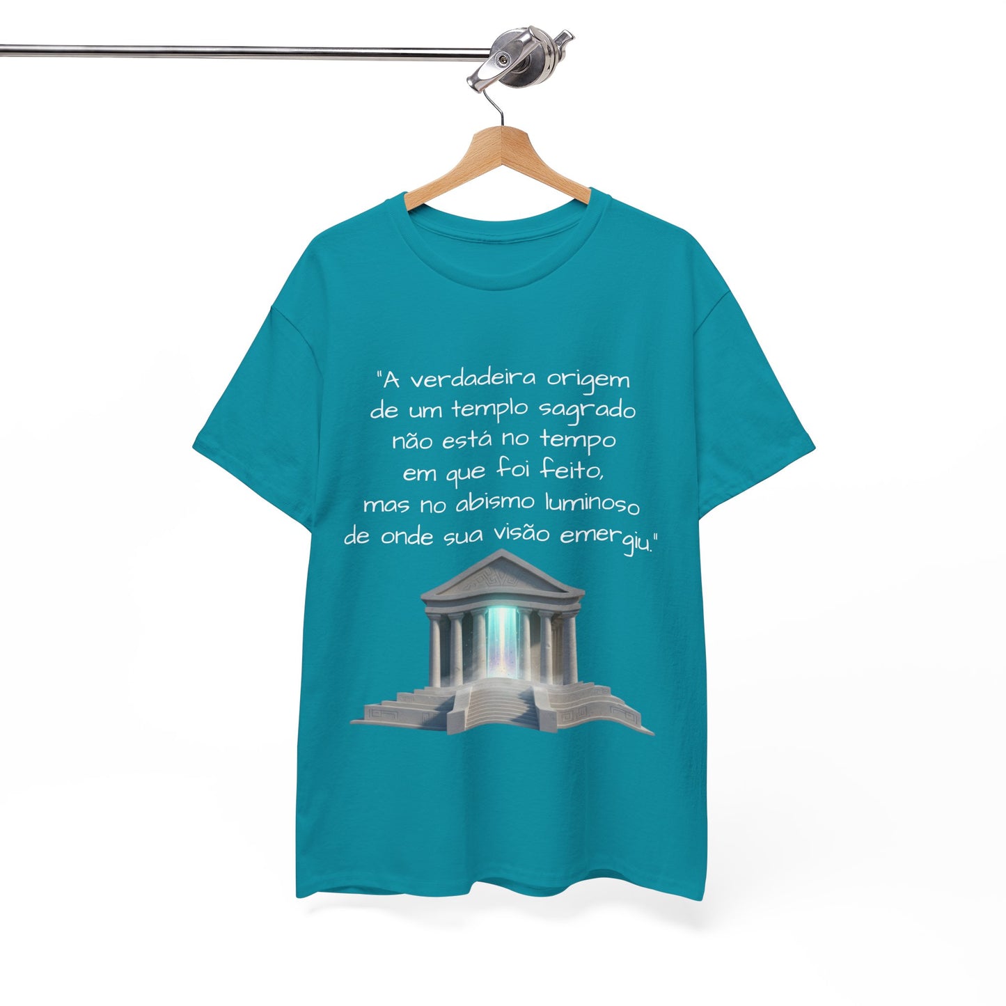 Camiseta Templo Sereno — Algodão 100% Médio