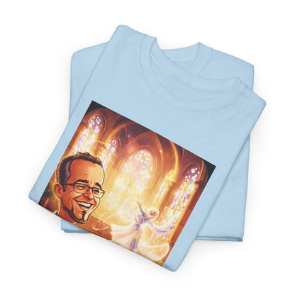 Camiseta Azimur com Frase de poder "Eu construo as paredes para que o Espírito possa dançar dentro delas."
 – Algodão Premium