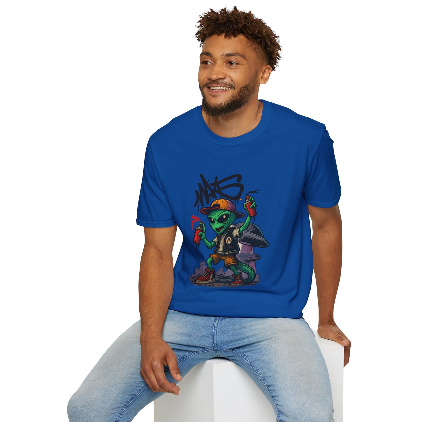 Camiseta Street Art Cogumelo Guardião – Algodão Ring-Spun Gildan 64000