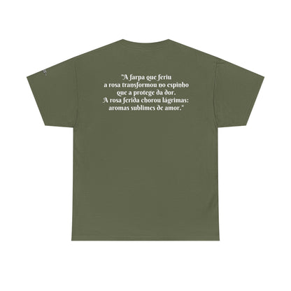 Camiseta Poema Azirrague — Rosa em Luto