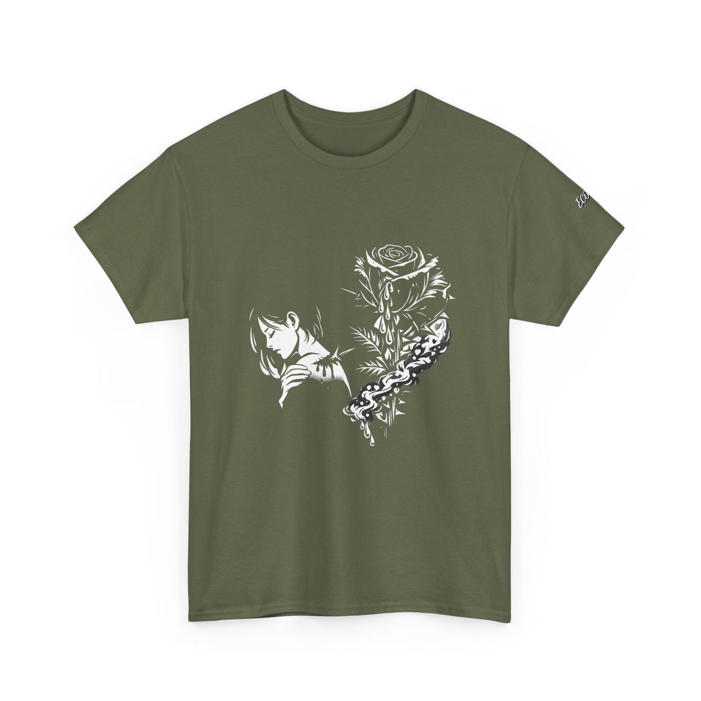 Camiseta Poema Azirrague — Rosa em Luto