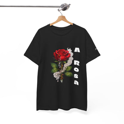 Camiseta Poema Azirrague — Rosa, Espinho e Amor