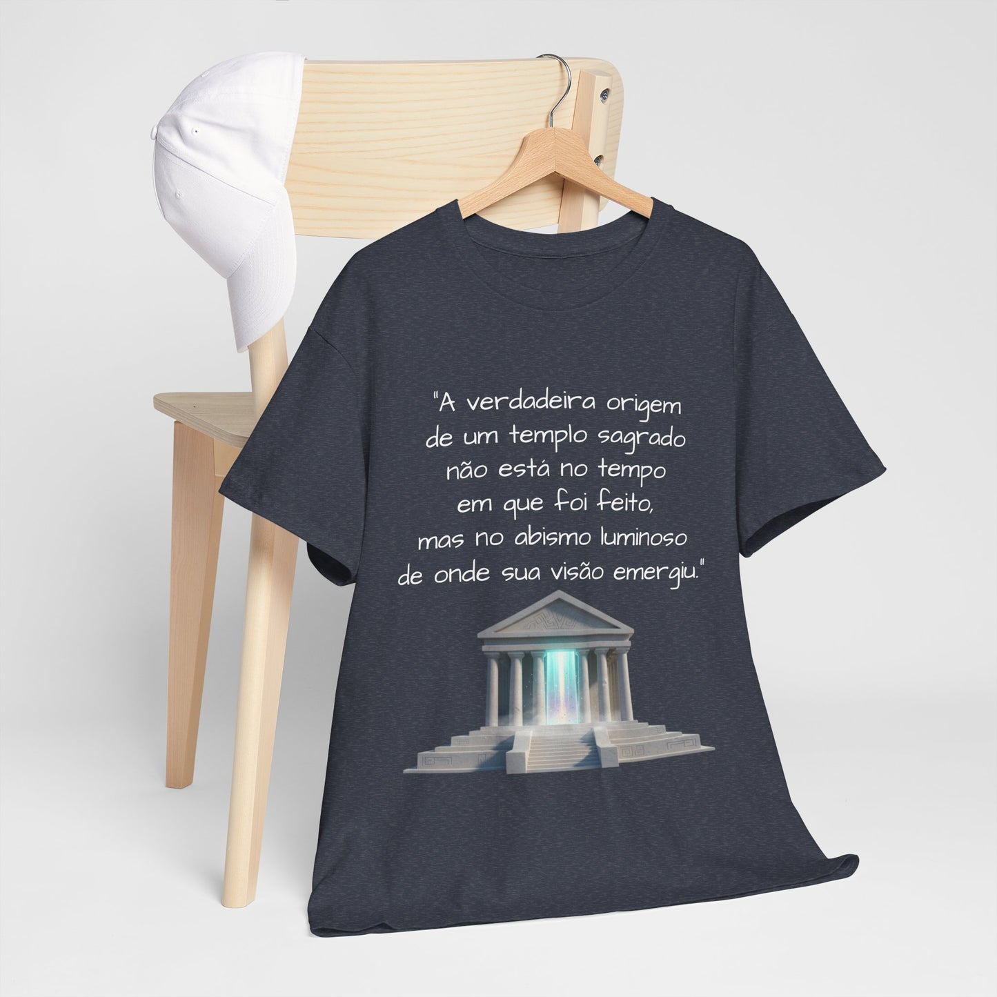 Camiseta Templo Sereno — Algodão 100% Médio