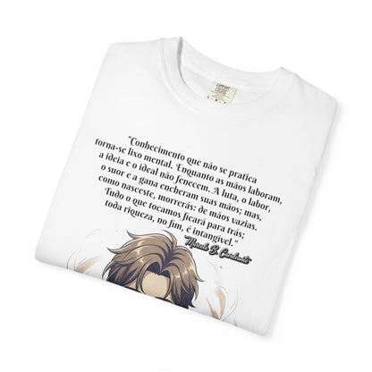 Camiseta Poética Citação Portuguesa — Trecho de Marcelo B. Cavalcante