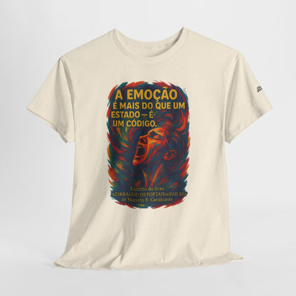 Camiseta Frase de Azirrague – Trecho de Marcelo B. Cavalcante | Algodão Gildan 5000