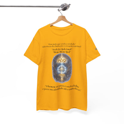 Camiseta Cabalística Asaliah & Imamiah – Símbolos Místicos e Energia Espiritual