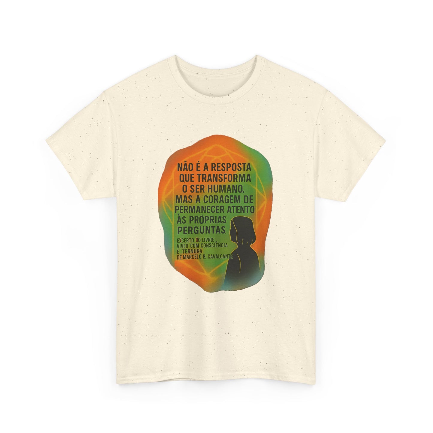 Inspirational Portuguese Quote T-Shirt — 'Coragem de Permanecer Atento'