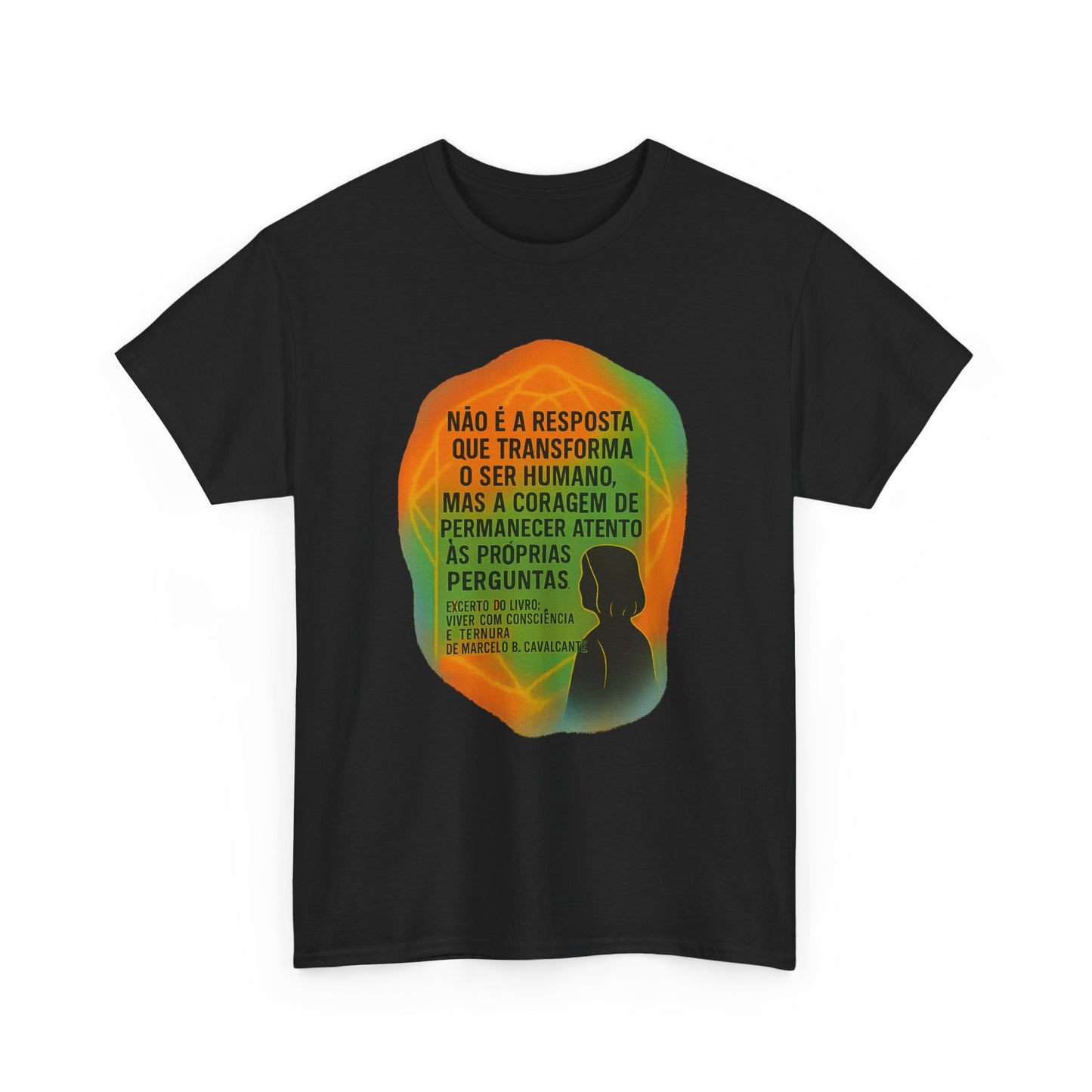 Inspirational Portuguese Quote T-Shirt — 'Coragem de Permanecer Atento'