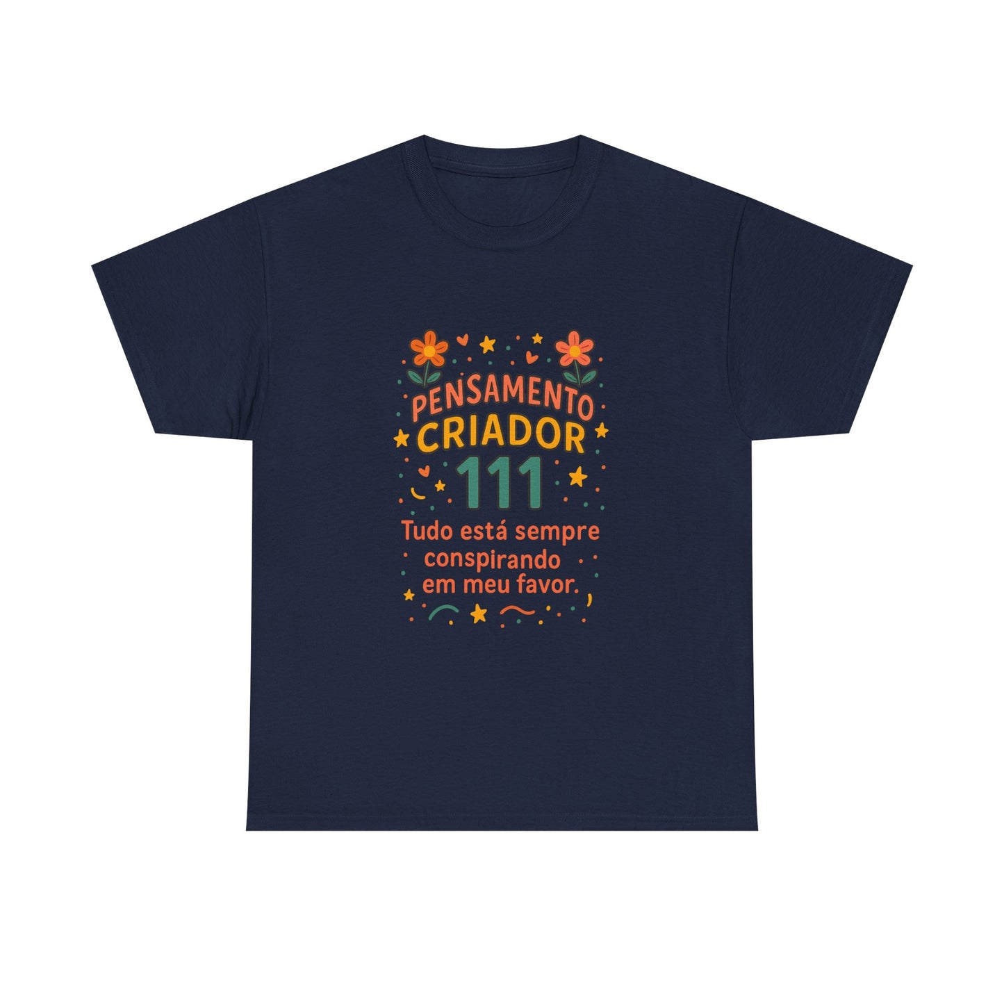 Camiseta 111 Pensamento Criador — Algodão 180g