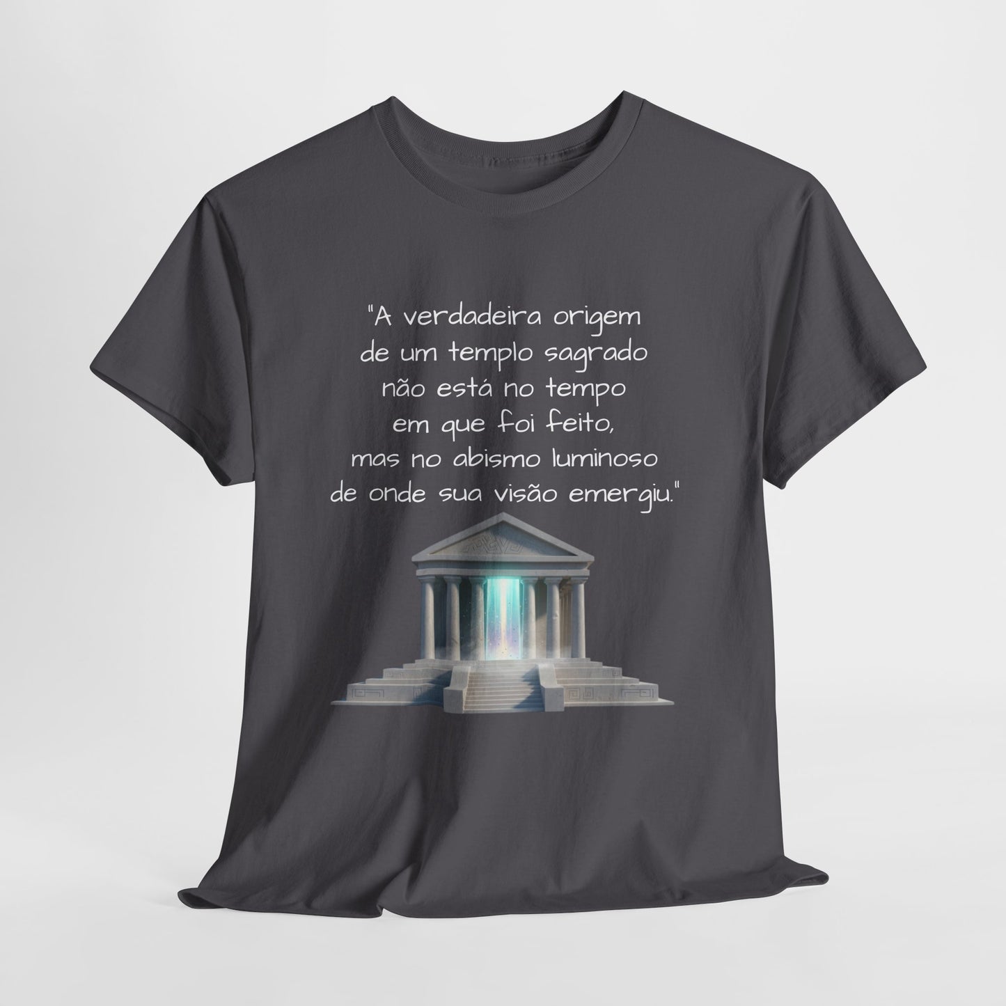 Camiseta Templo Sereno — Algodão 100% Médio
