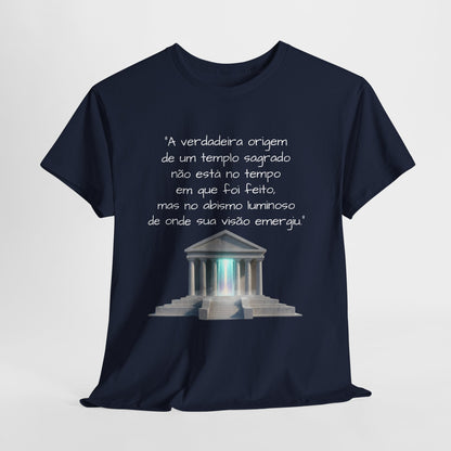 Camiseta Templo Sereno — Algodão 100% Médio