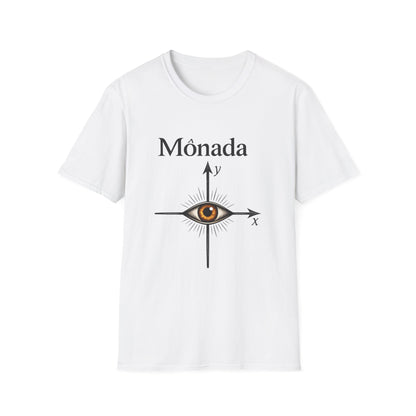 Mônada — Camiseta com estampa filosófica "EU = (0,0)"