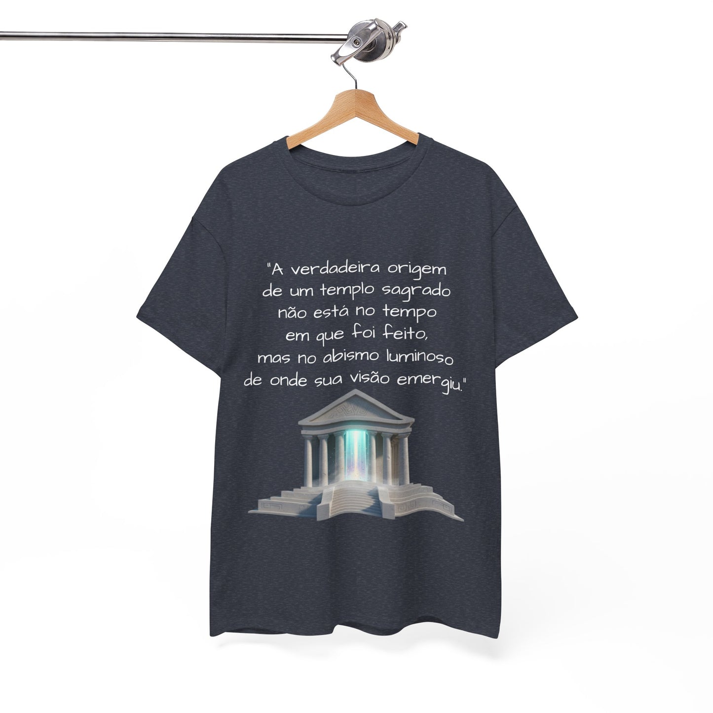 Camiseta Templo Sereno — Algodão 100% Médio