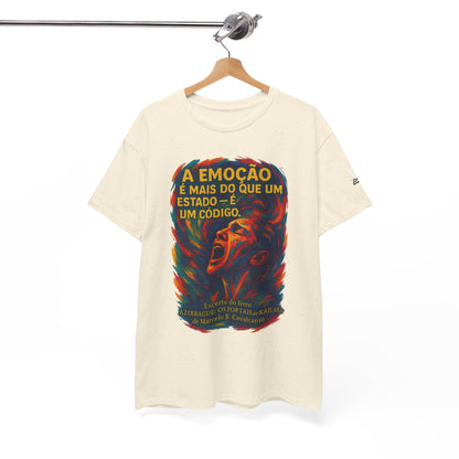 Camiseta Frase de Azirrague – Trecho de Marcelo B. Cavalcante | Algodão Gildan 5000