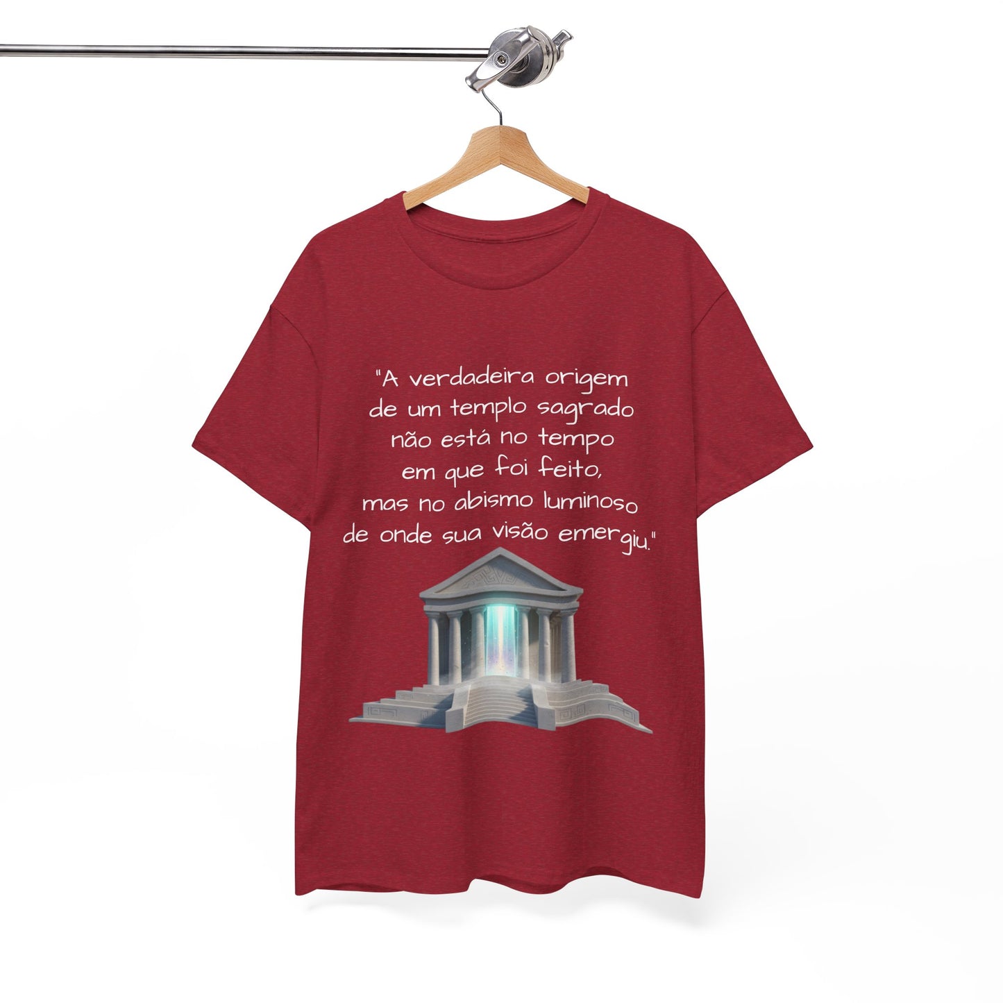 Camiseta Templo Sereno — Algodão 100% Médio
