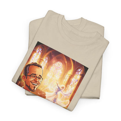 Camiseta Azimur com Frase de poder "Eu construo as paredes para que o Espírito possa dançar dentro delas."
 – Algodão Premium