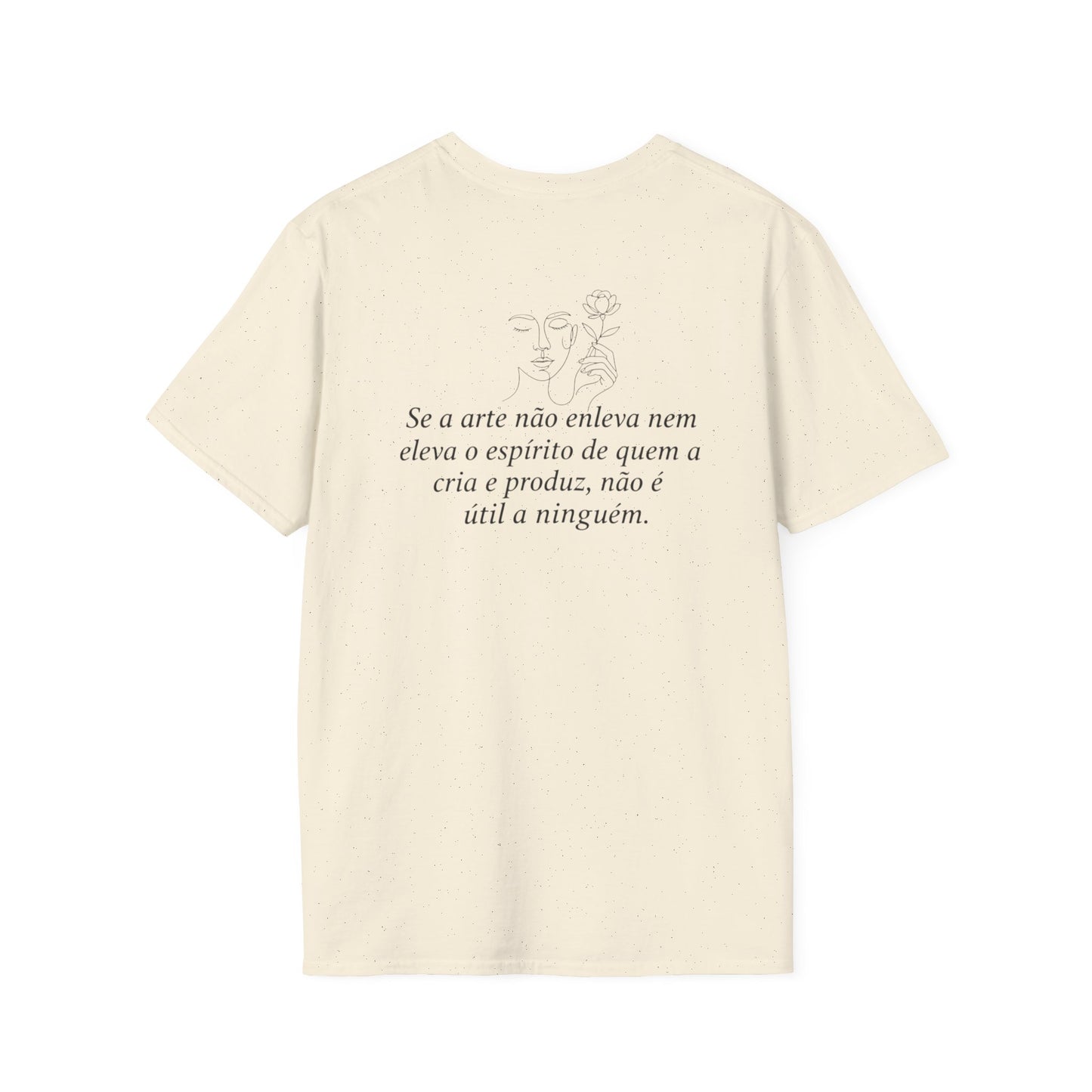 Camiseta "Arte que eleva e enleva o espírito" | Azirrague