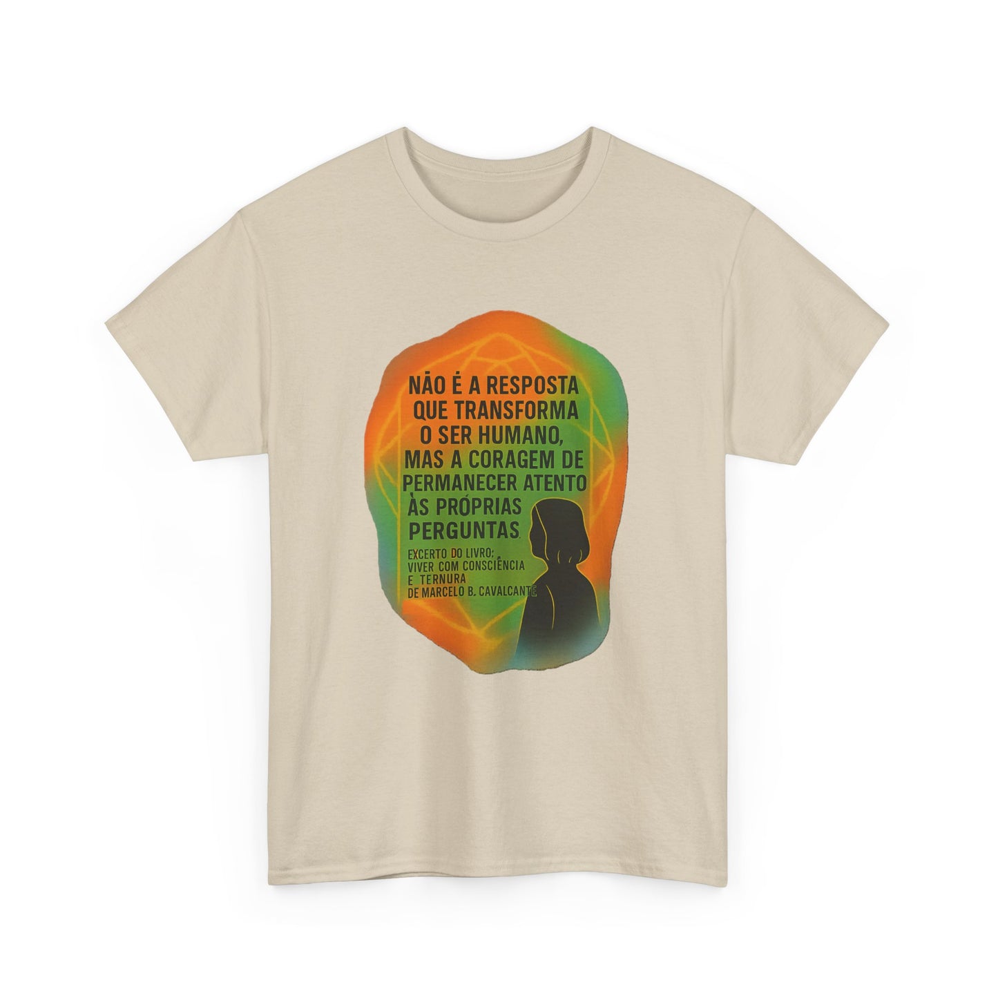 Inspirational Portuguese Quote T-Shirt — 'Coragem de Permanecer Atento'
