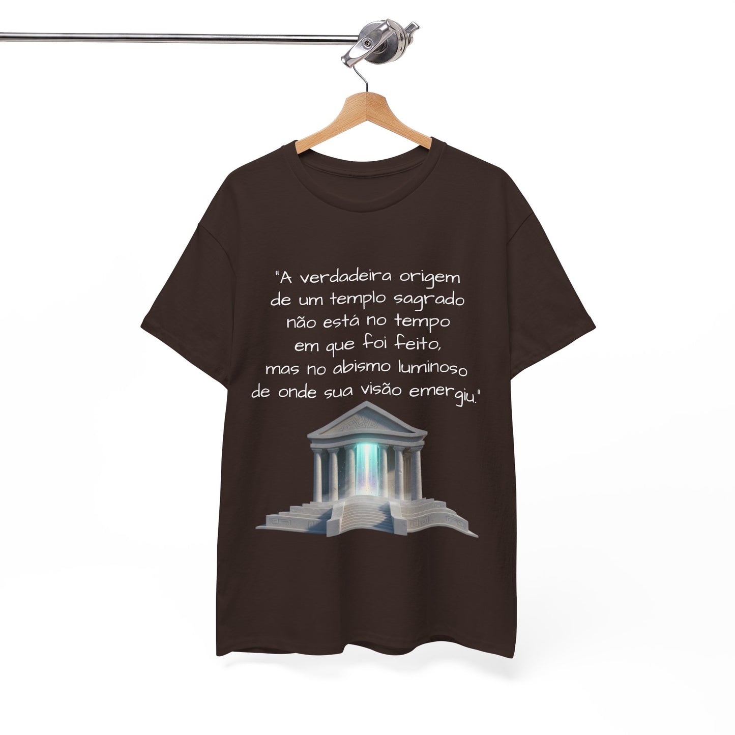 Camiseta Templo Sereno — Algodão 100% Médio