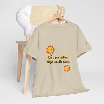 Camiseta Luz Serena – Poema de Esperança em Algodão