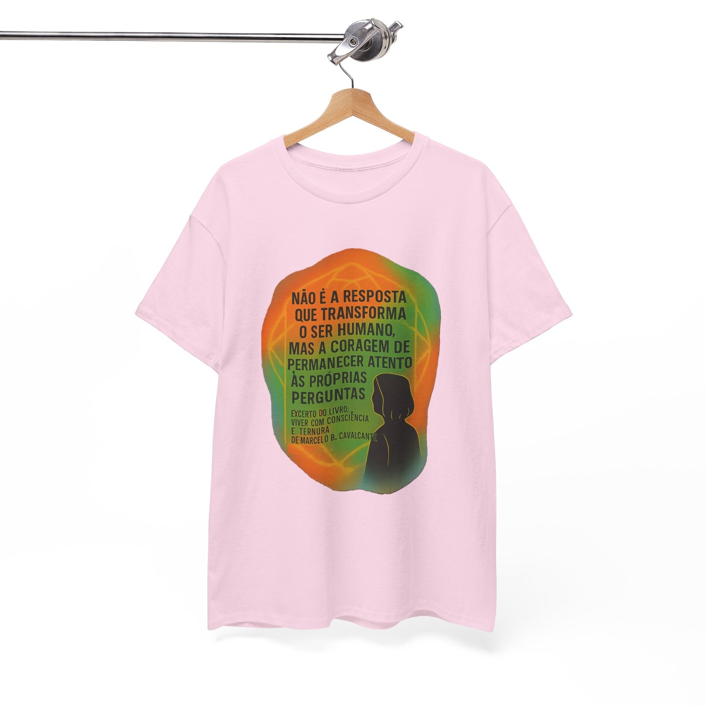 Inspirational Portuguese Quote T-Shirt — 'Coragem de Permanecer Atento'