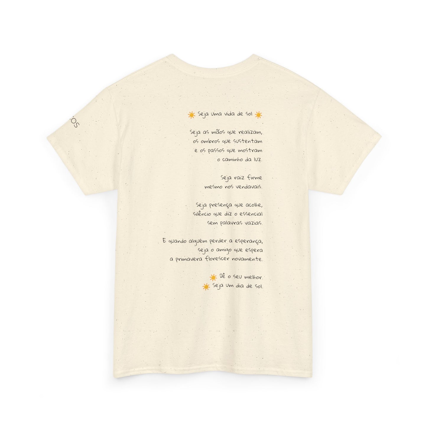 Camiseta Luz Serena – Poema de Esperança em Algodão