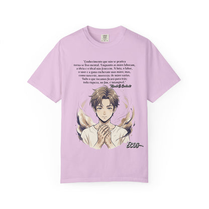 Camiseta Poética Citação Portuguesa — Trecho de Marcelo B. Cavalcante