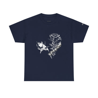 Camiseta Poema Azirrague — Rosa em Luto