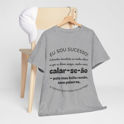 Camiseta estampada unissex Let Your Swords | Azirrague
