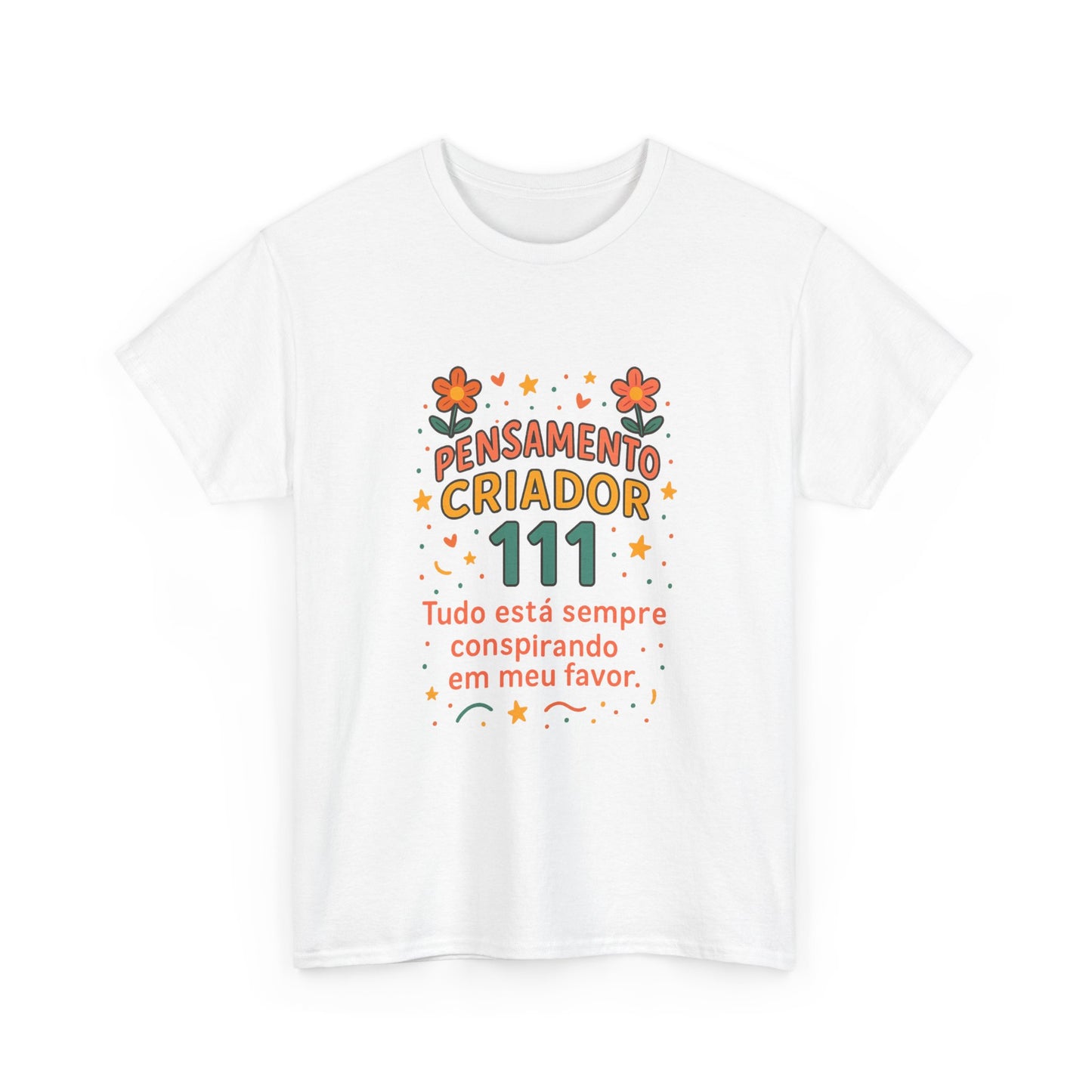 Camiseta 111 Pensamento Criador — Algodão 180g