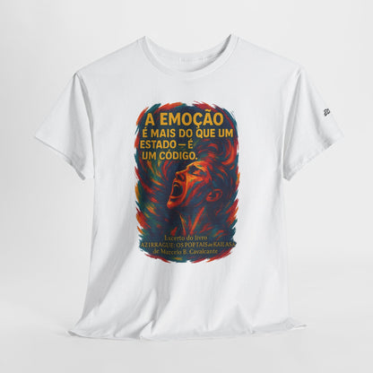 Camiseta Frase de Azirrague – Trecho de Marcelo B. Cavalcante | Algodão Gildan 5000