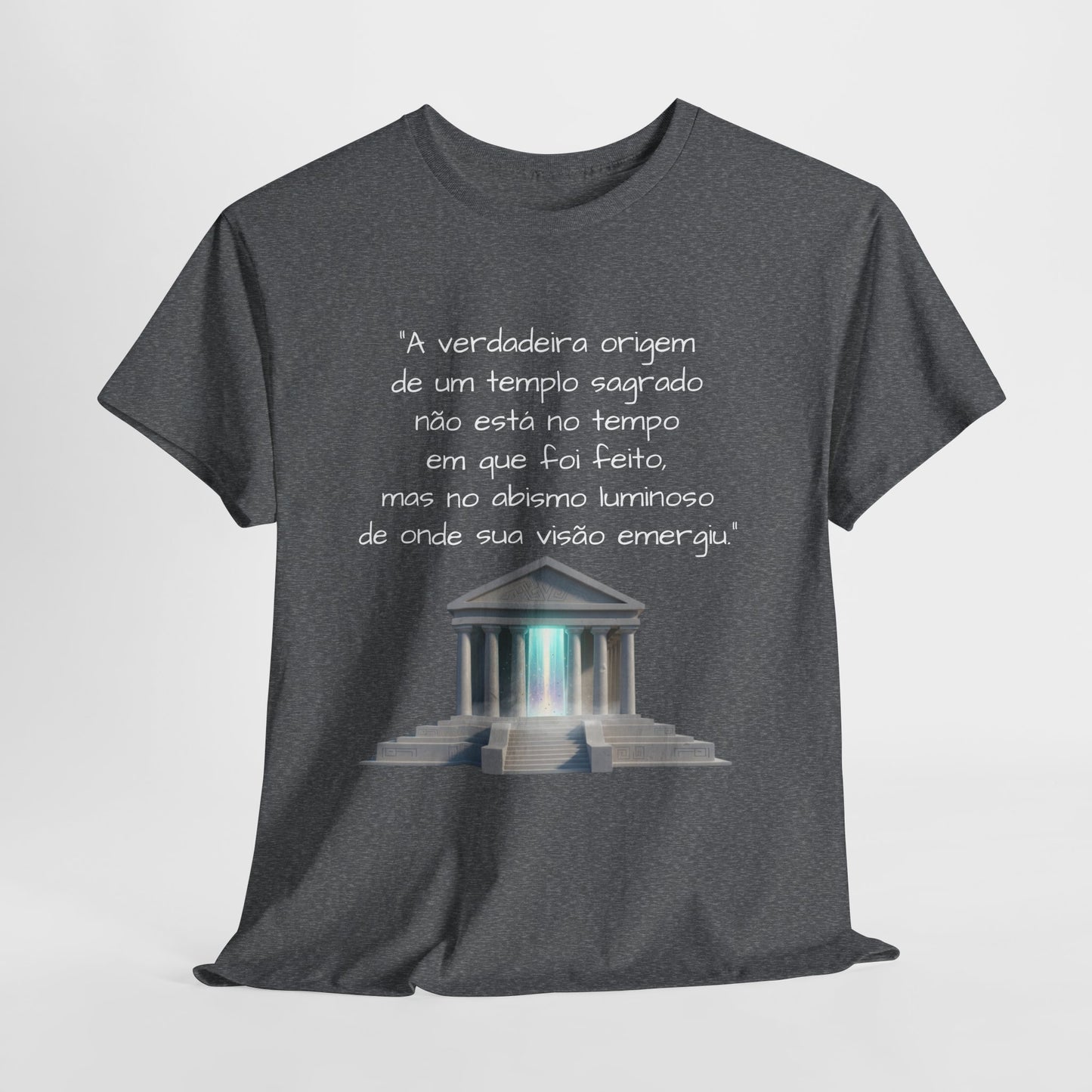 Camiseta Templo Sereno — Algodão 100% Médio