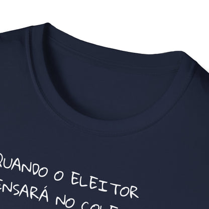 Camiseta Consciência Coletiva – Frase Reflexiva em Algodão Softstyle