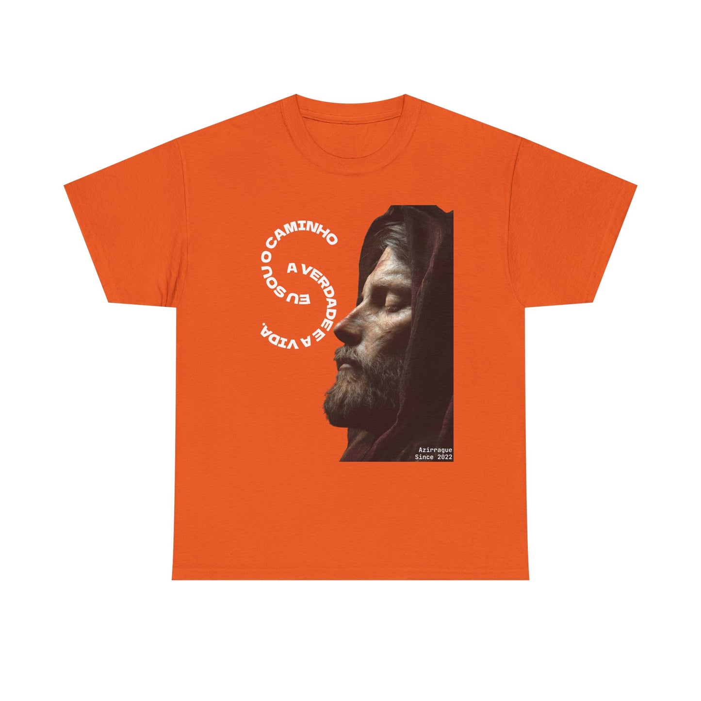 Camiseta “Eu Sou o Caminho” — Algodão 100% Médio