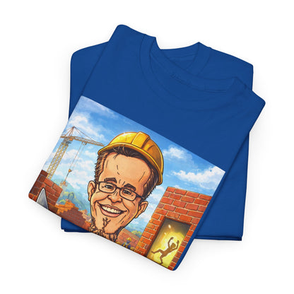 Camiseta Azimur com Frase de poder "Eu construo as paredes para que o Espírito possa dançar dentro delas."
 – Algodão Premium