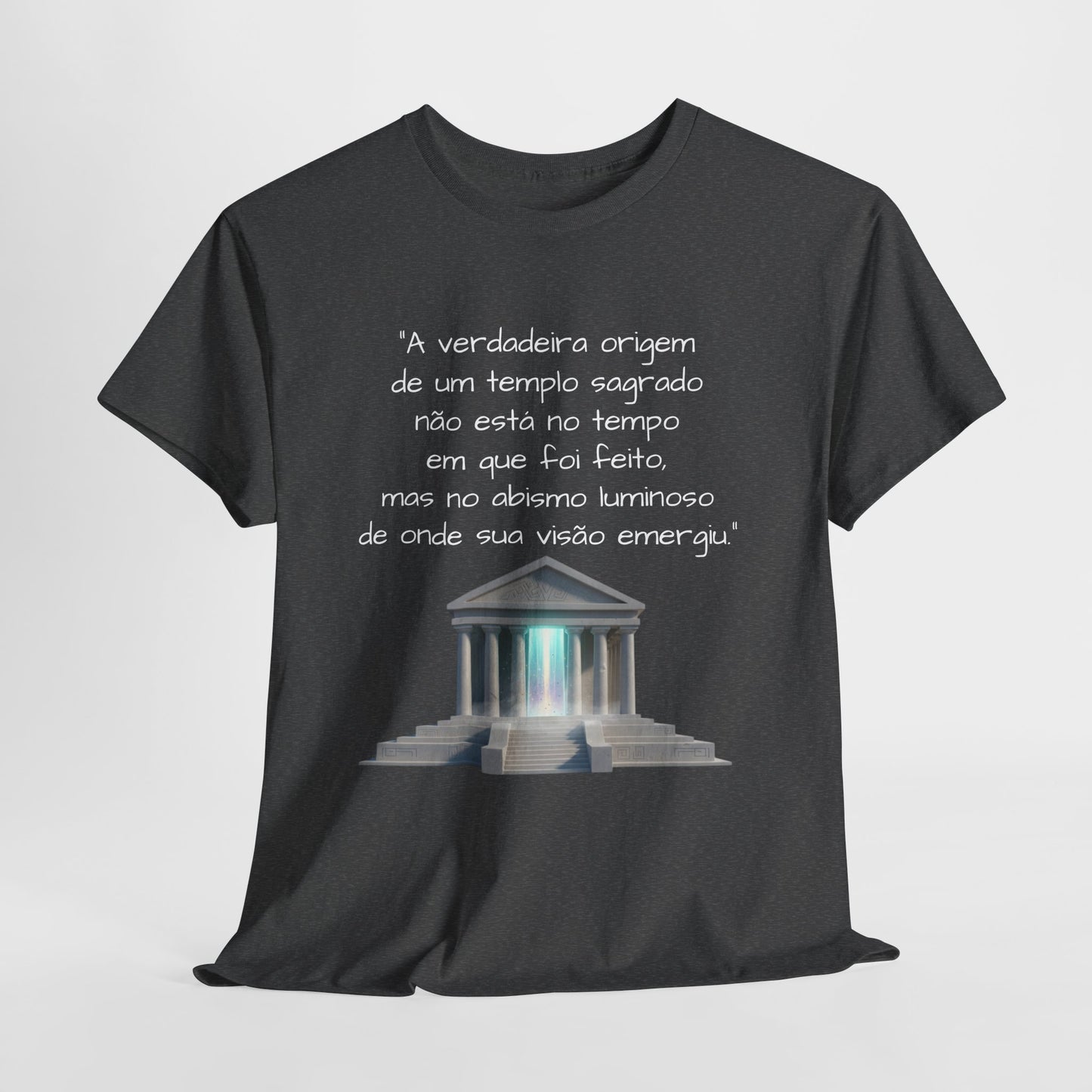 Camiseta Templo Sereno — Algodão 100% Médio
