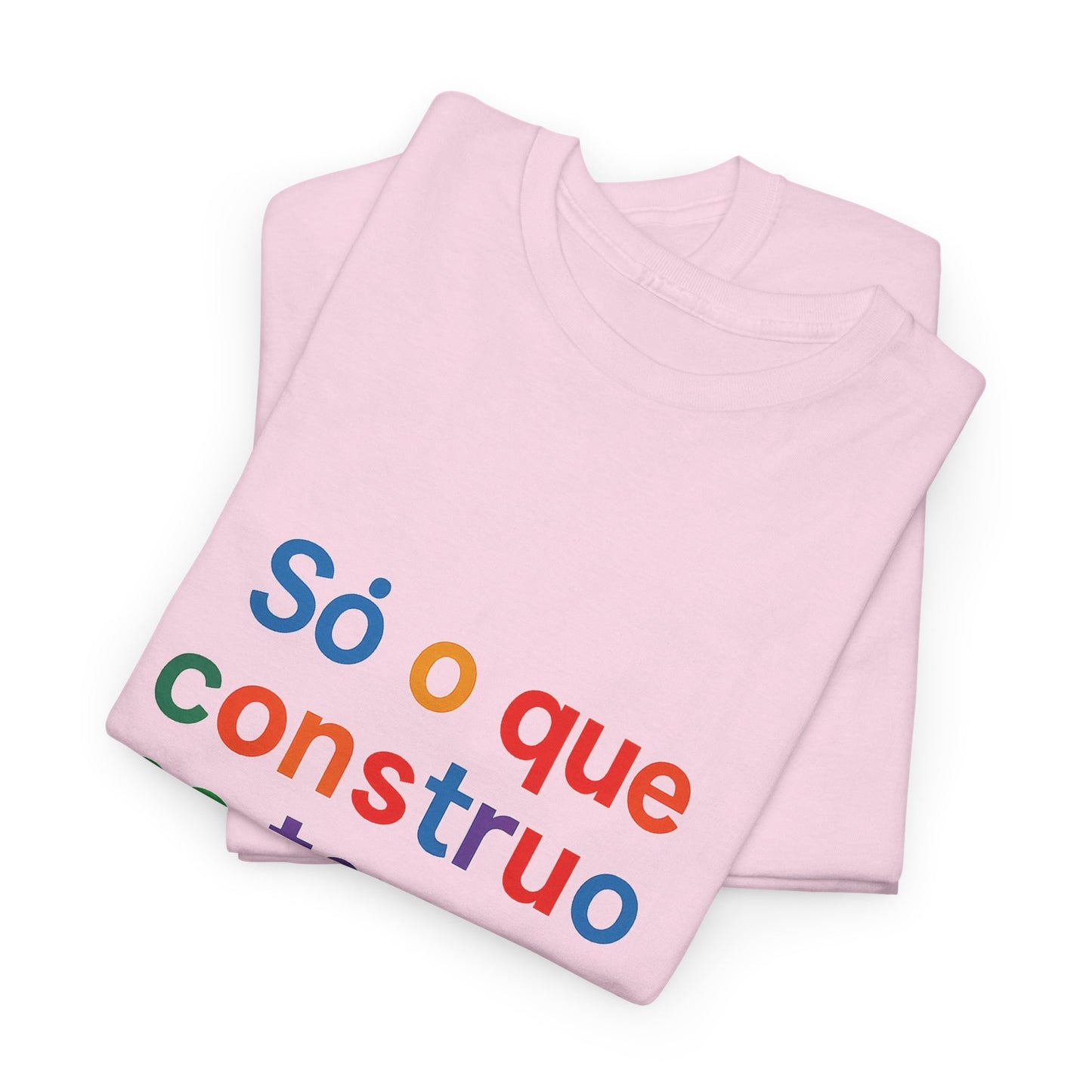 Camiseta Filosófica “Só o que Construo no Tempo, o Tempo Respeita” – Algodão Gildan 5000
