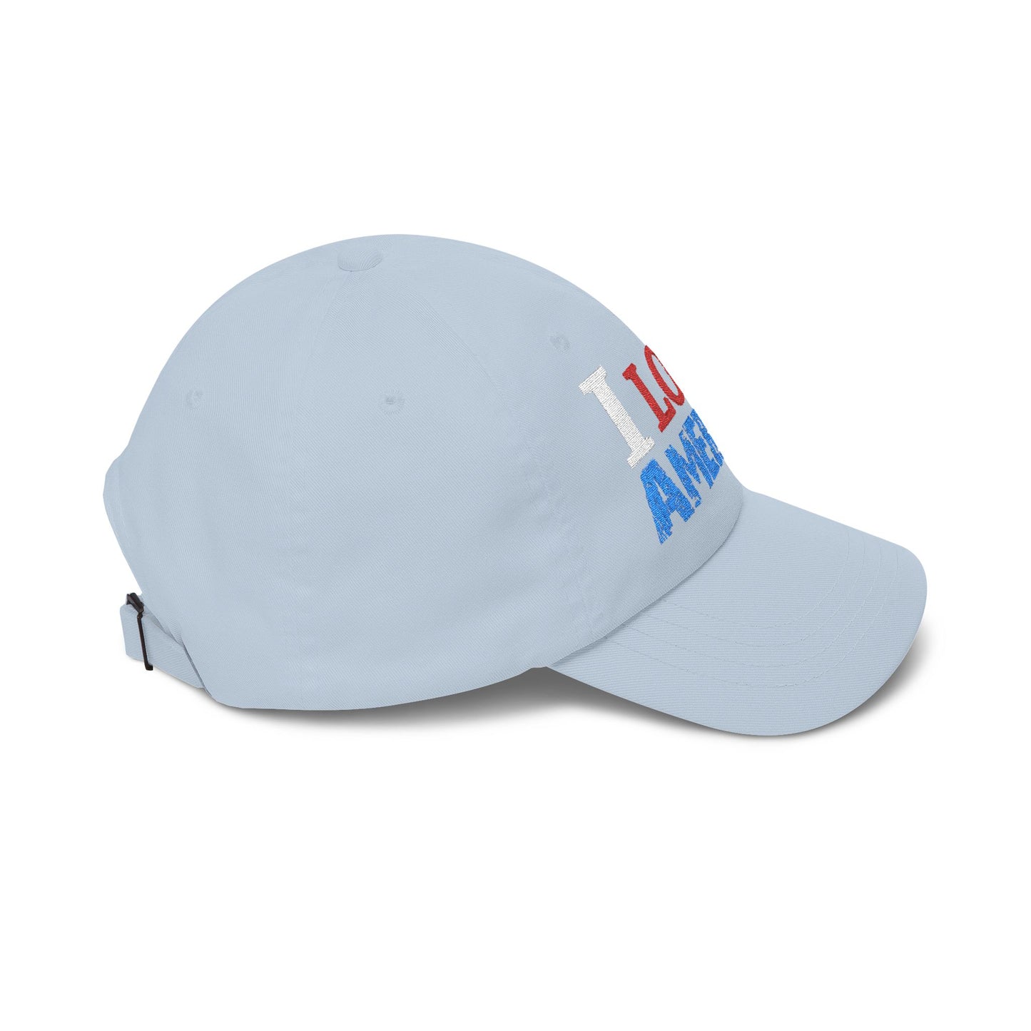 Boné Dad Hat Bordado Love 'Merica | Algodão Premium Ajustável