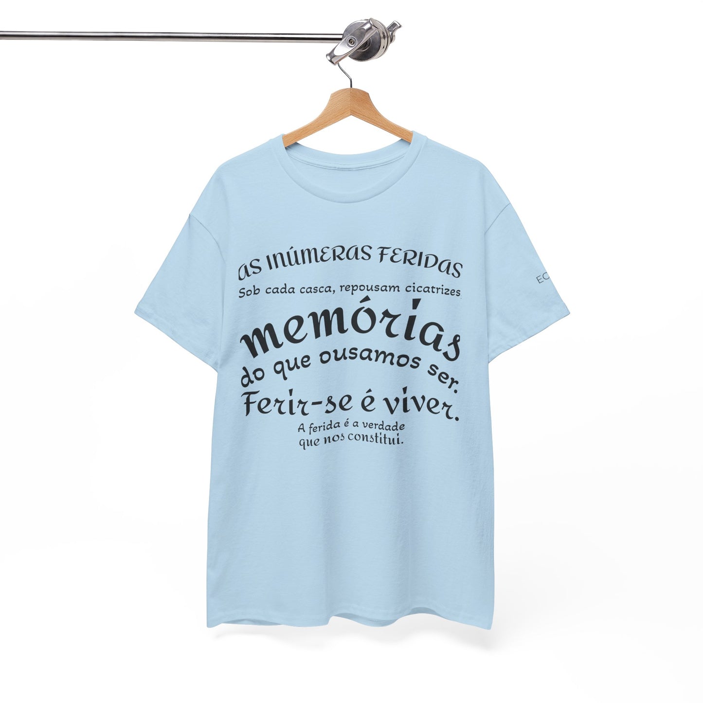 Camiseta “As Inúmeras Feridas” – Algodão Premium Unissex