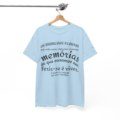 Camiseta “As Inúmeras Feridas” – Algodão Premium Unissex