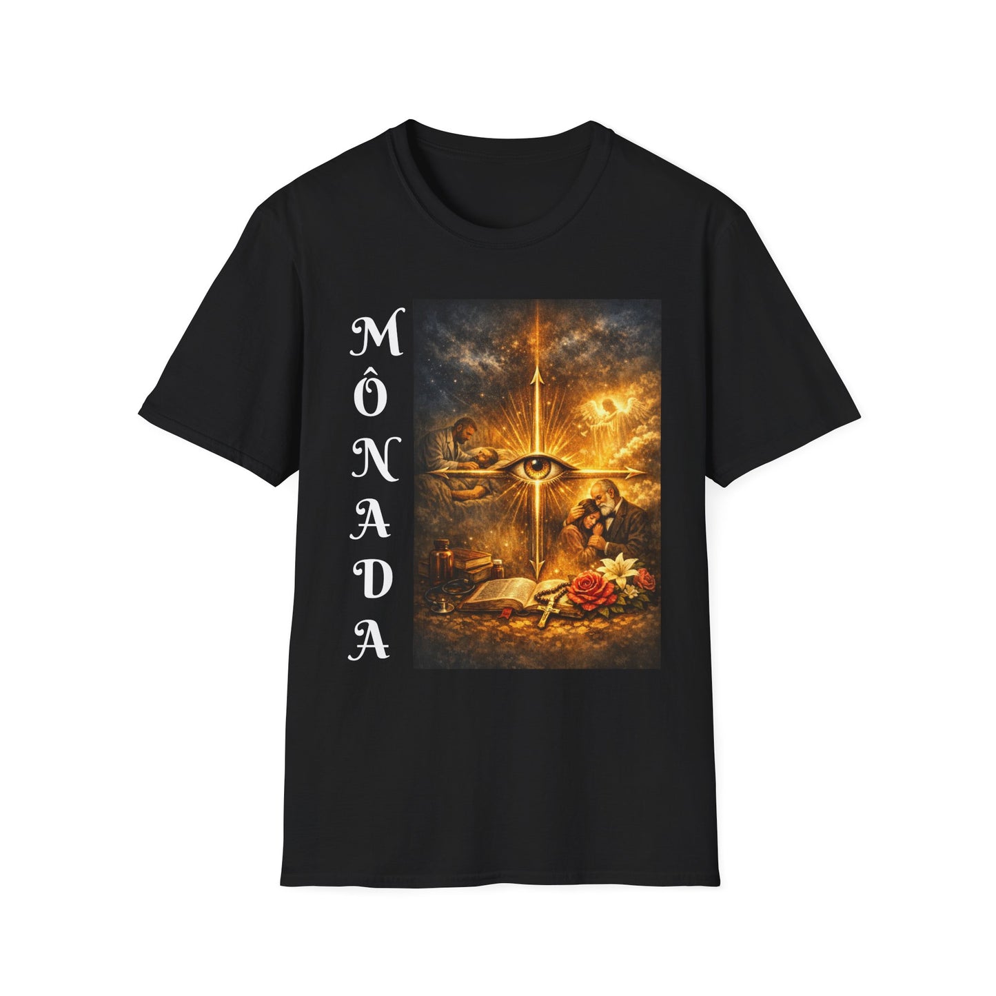 Mônada — Camiseta com estampa filosófica "EU = (0,0)"