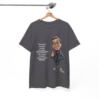 Camiseta Azimur “O Universo Reconhece Quem Desperta” – Algodão 100% Unissex