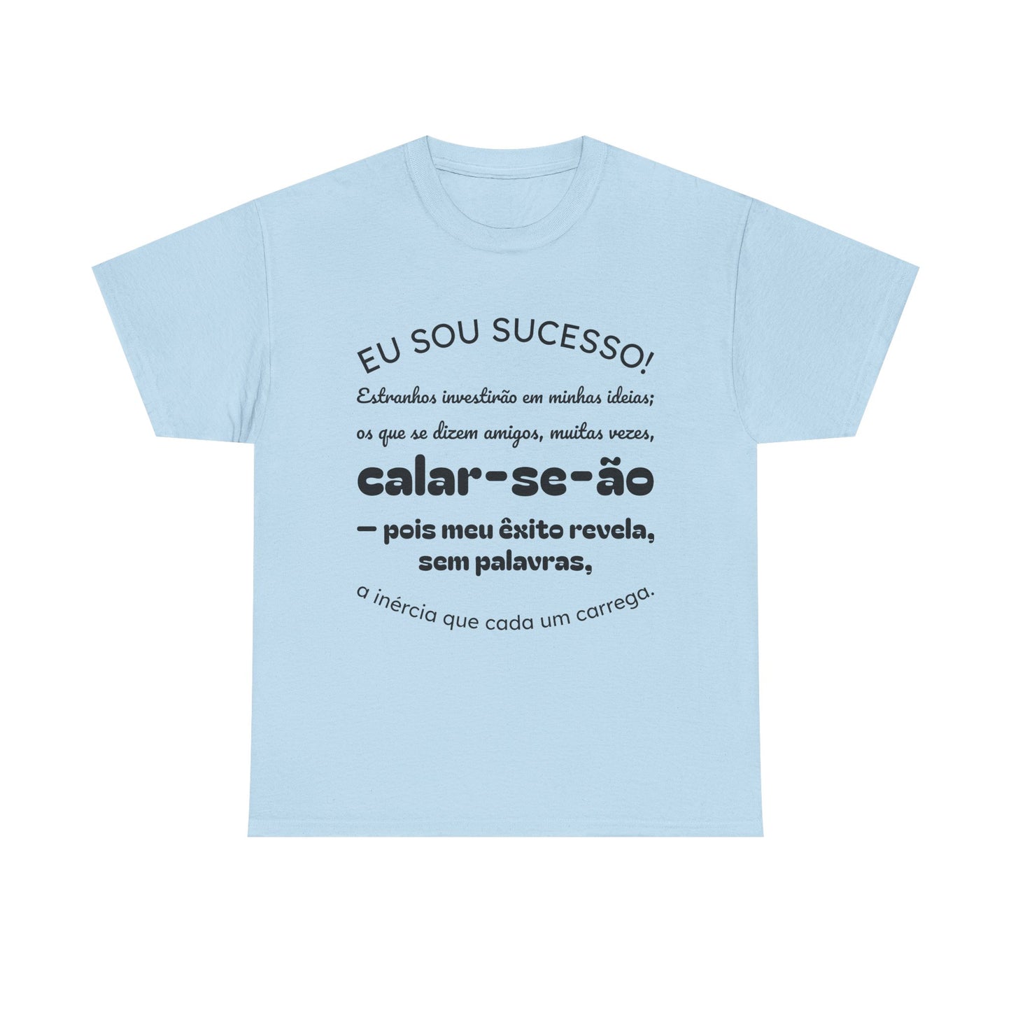 Camiseta estampada unissex Let Your Swords | Azirrague