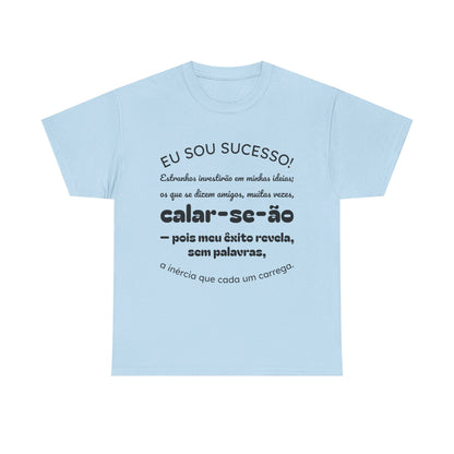 Camiseta estampada unissex Let Your Swords | Azirrague