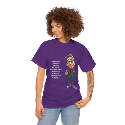 Camiseta Azimur “O Universo Reconhece Quem Desperta” – Algodão 100% Unissex