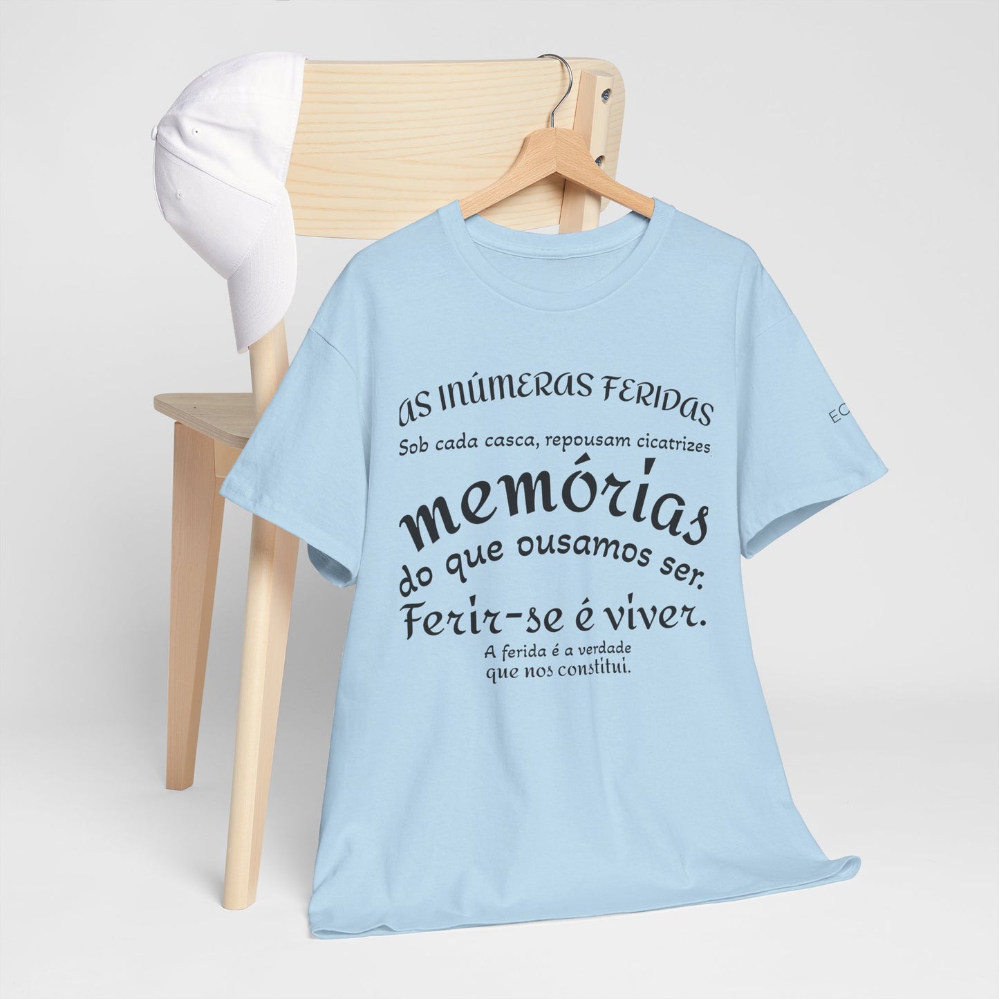 Camiseta “As Inúmeras Feridas” – Algodão Premium Unissex